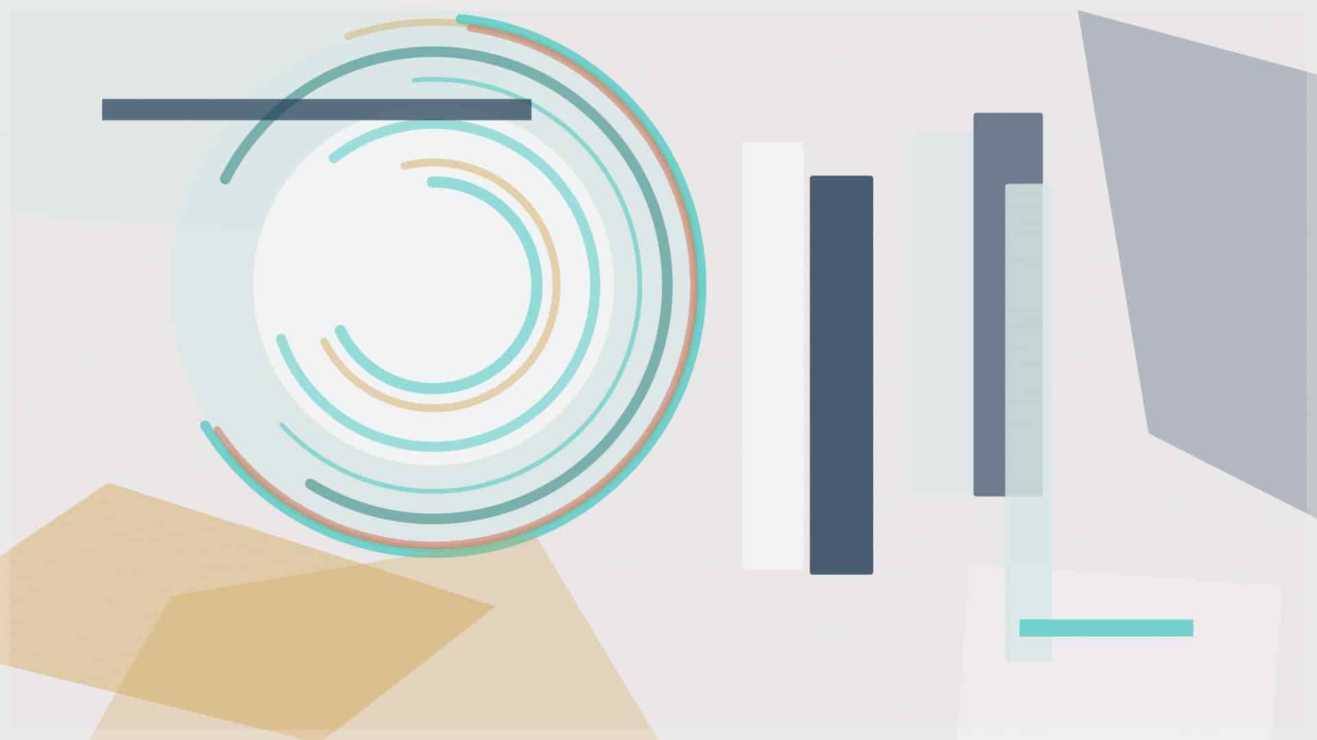 Abstract editorial illustration for Sustainability Reporting in the EU under the CSRD