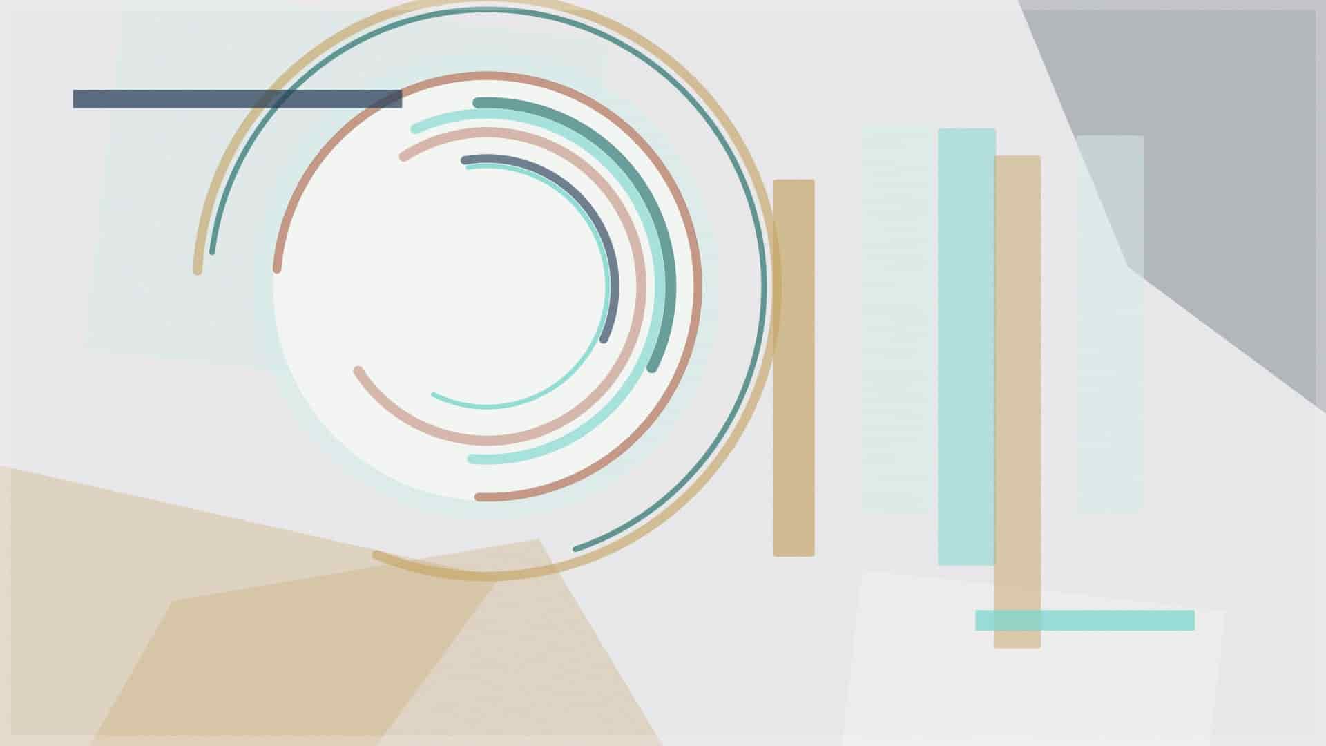 Abstract editorial illustration for Sustainability Reporting Requirements in the UK